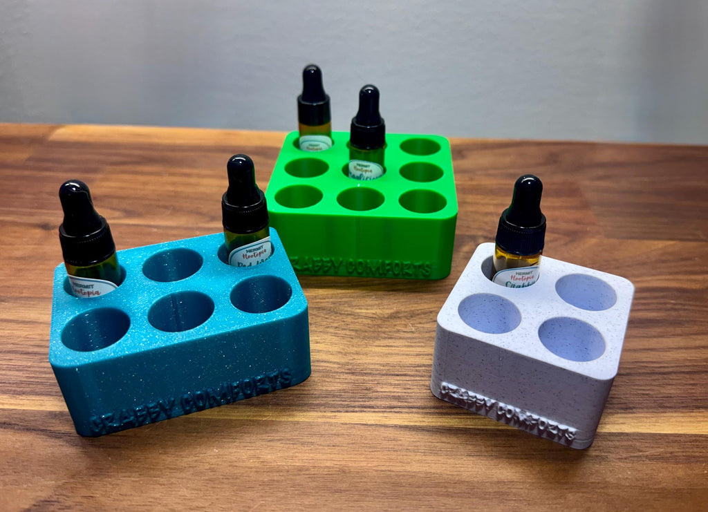 Hermit Crab Oil Bottle Holder Organizer - Compact Storage Insert | 5mL, 10mL and 30mL