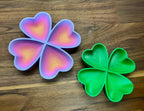 Hermit Crab Food Dish | 4-Compartment Clover Tray | Heart-Shaped Feeding Dish | 3D Printed PLA