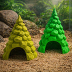 Hermit Crab Tree Hide | 3D Printed PLA Hideaway | Cozy Crabitat Decoration | Small & Large Sizes