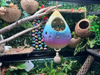 Hanging Hermit Crab Hideout Pod | Natural Terrarium Decor