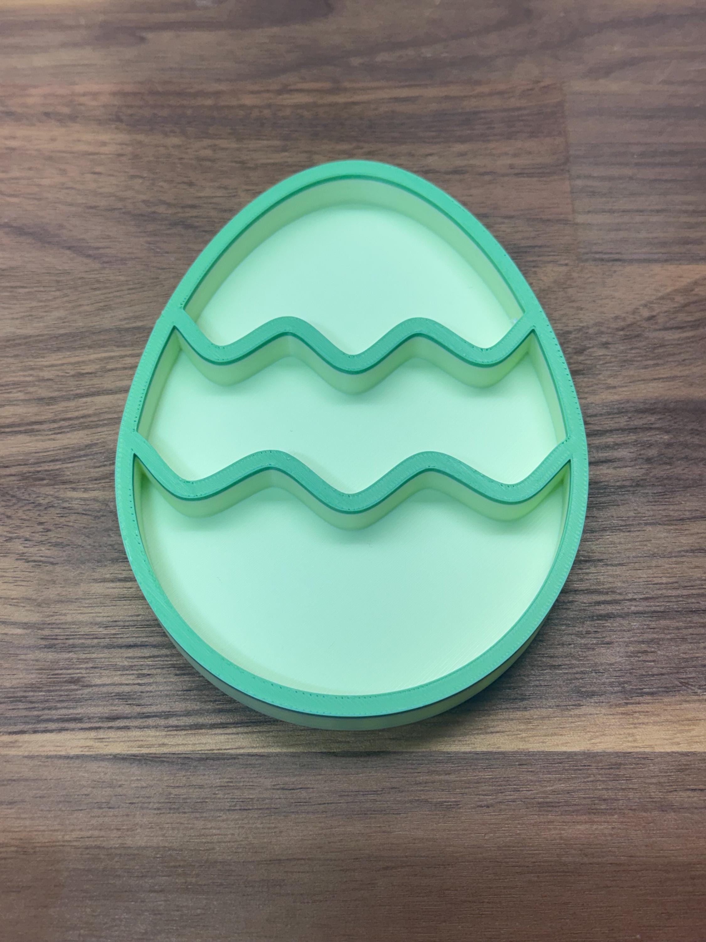 Easter Egg Hermit Crab Food Dish | 3D Printed PLA Feeder Tray | Reptile & Hermit Crab Bowl