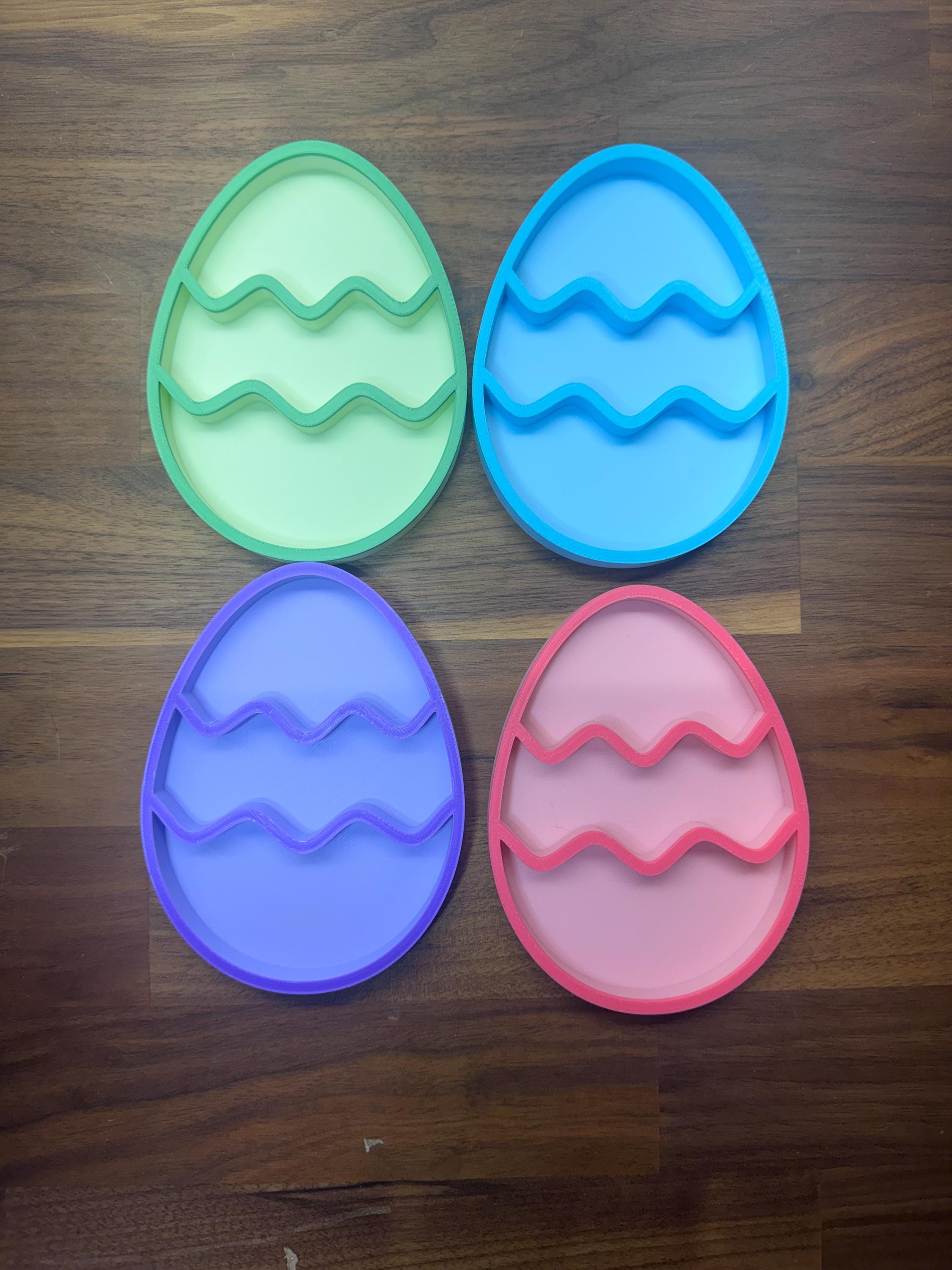 Easter Egg Hermit Crab Food Dish | 3D Printed PLA Feeder Tray | Reptile & Hermit Crab Bowl