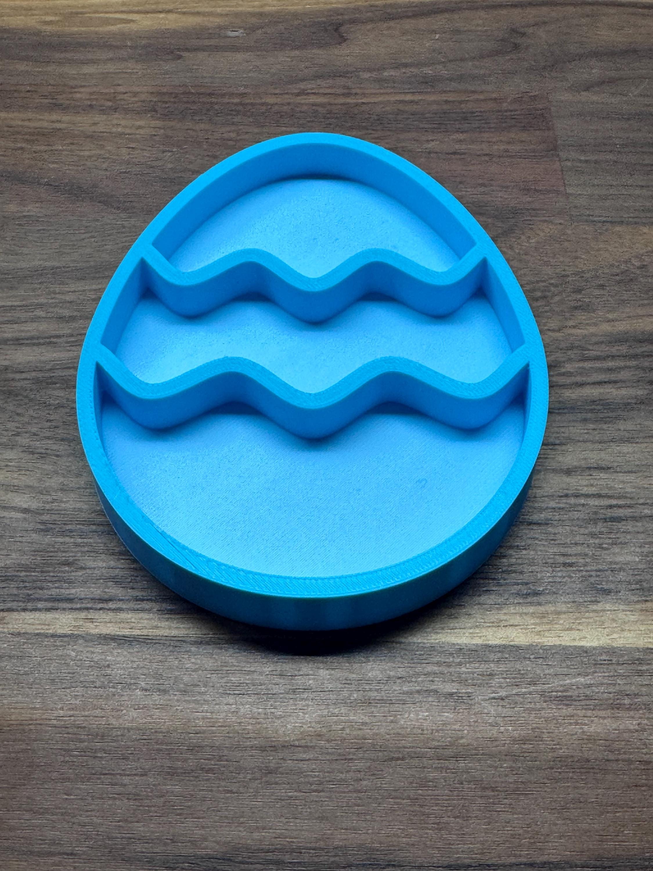 Easter Egg Hermit Crab Food Dish | 3D Printed PLA Feeder Tray | Reptile & Hermit Crab Bowl